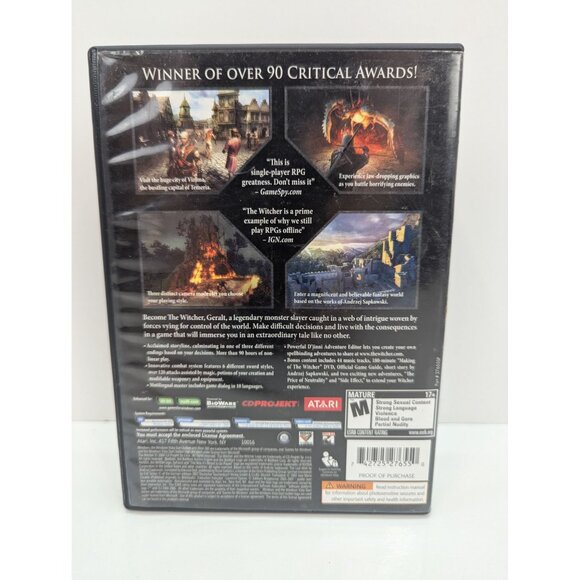 The Witcher Enhanced Edition Games For Windows PC DVD CDPROJEKT 2008 - Picture 8 of 8